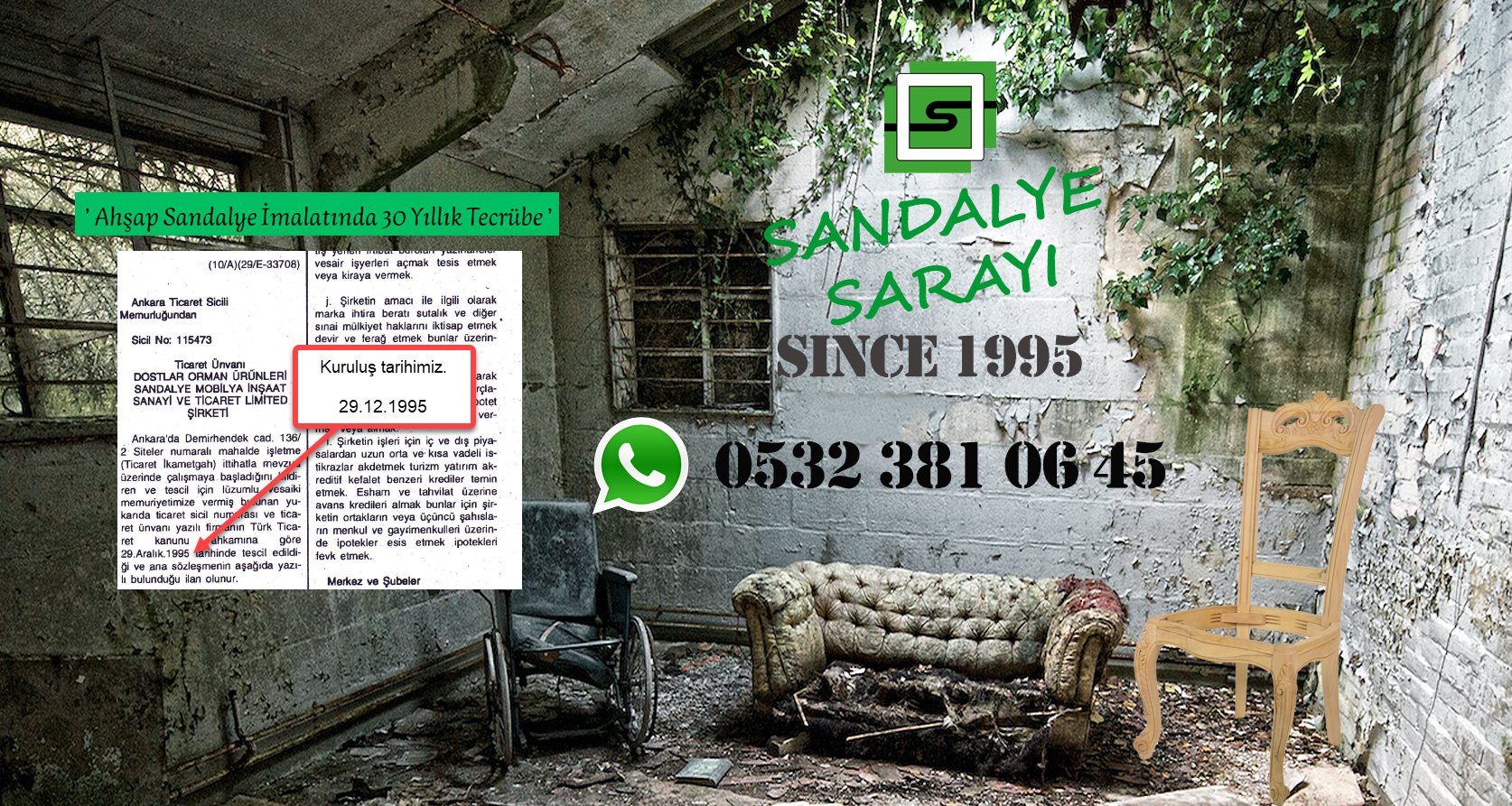 Sandalye Sarayı Giris